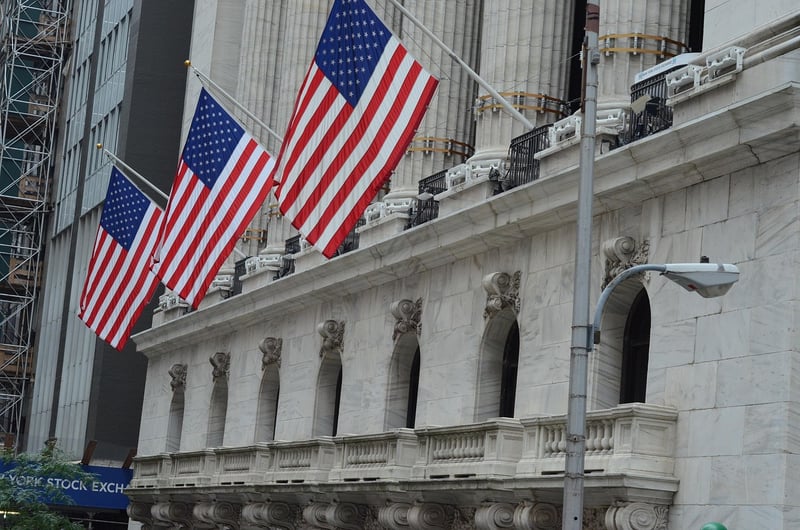 Stock Exchange Trading Floor